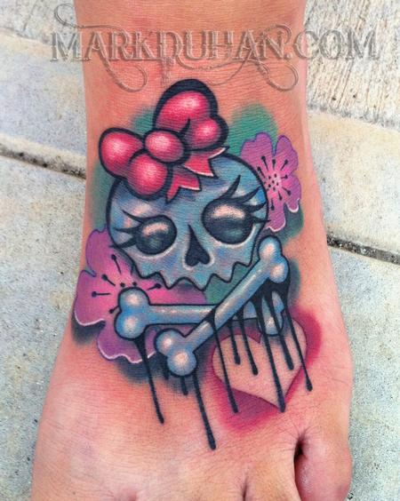 Mark Duhan - CUTE GIRLY SKULL